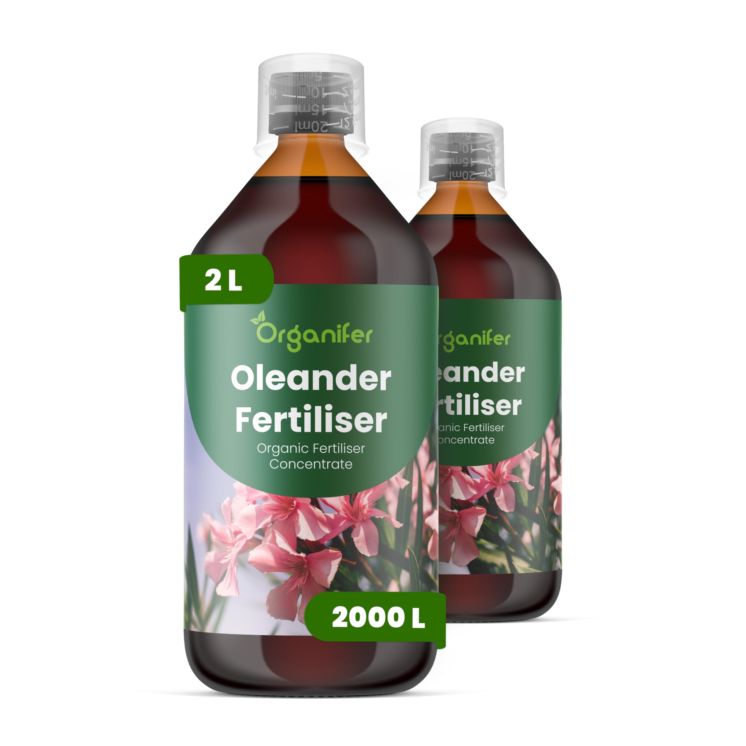 Fertilizzante liquido organico 2x1L per oleandro – radici forti e piante sane – Organifer