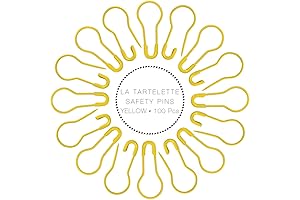 La Tartelette 0.8" Yellow Safety Pins (Set of 100)