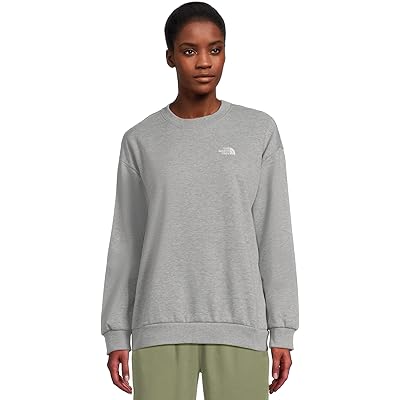 The North Face Evolution Embroidered Oversized Crew tnf pale grey heather