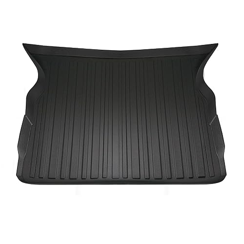 Premium Cargo Liner for Tesla Model X 2016-2020 - 100% Protection - Custom Fit Car Trunk Mat - All-Season Black Cargo Mat - 3D Shaped Laser Measured Trunk Liners for Tesla Model X