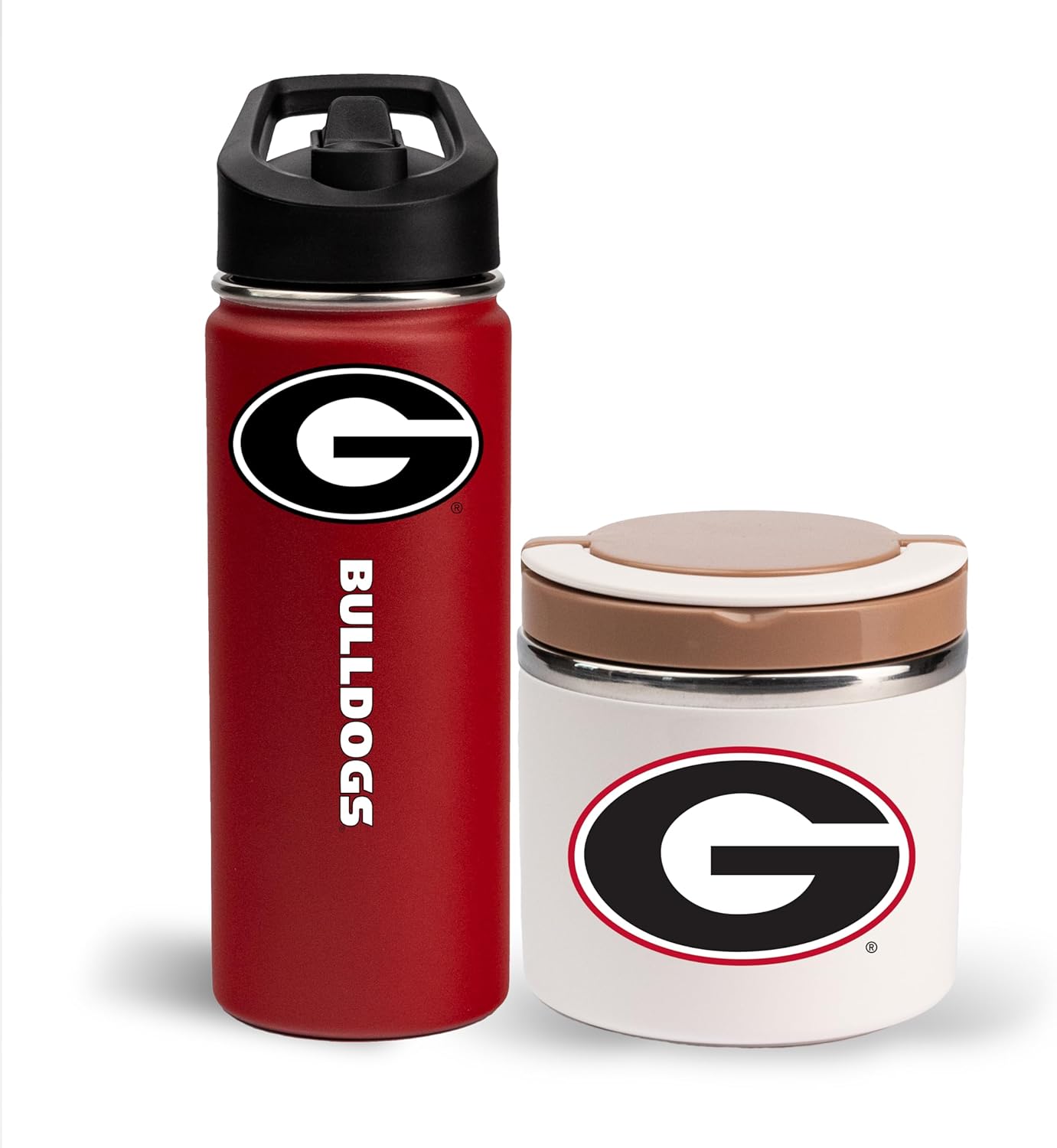 The Memory Company | Licensed NCAA 18oz Water Bottle with 22oz Food Storage Container