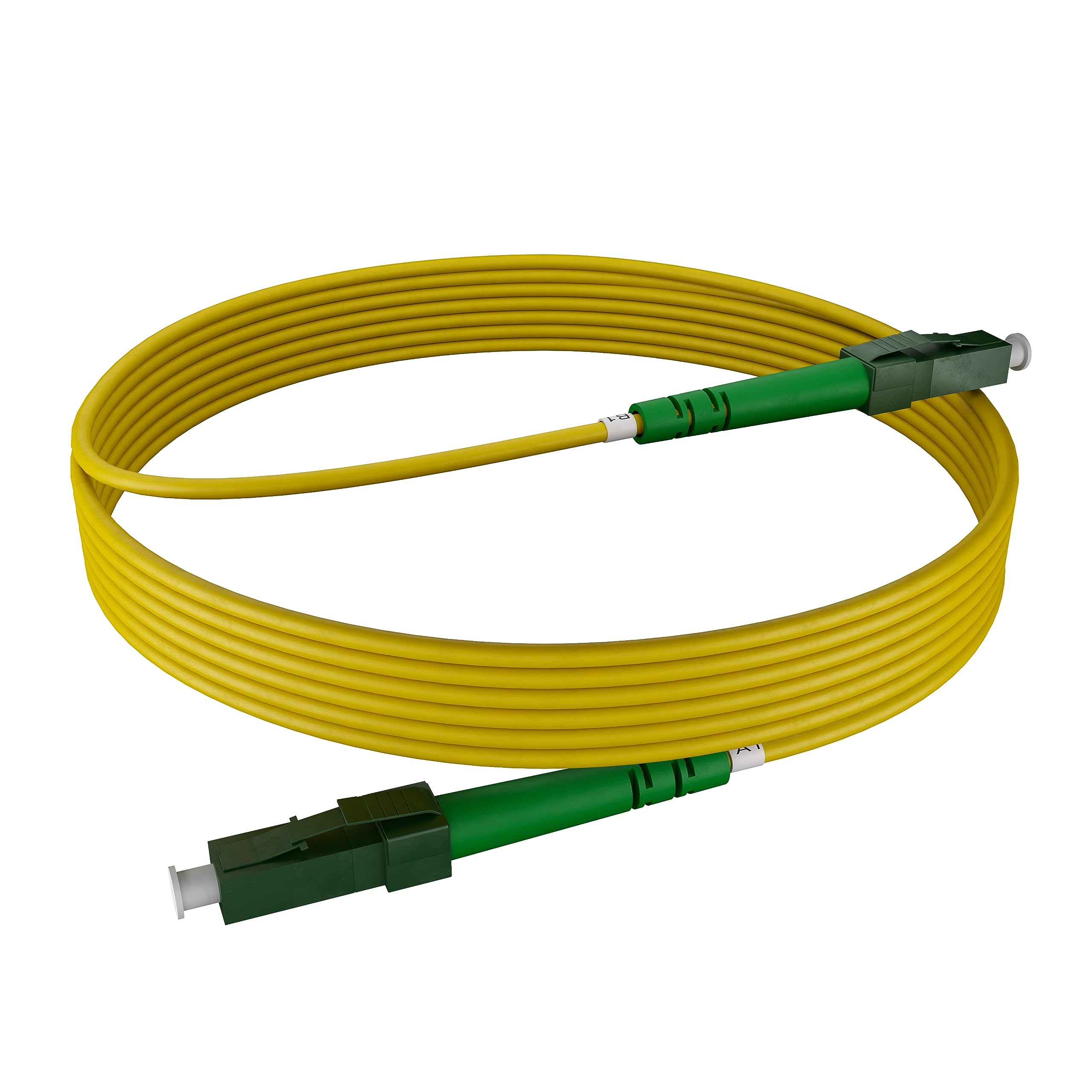 OS2 kabel światłowodowy LC/APC na LC/APC (20 m) | Simplex Singlemode FTTH światłowodowy kabel światłowodowy LC/LC