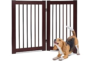 Freestanding Dog Gate: HAPPAWS Dog Fence for Safe Pet Containment
