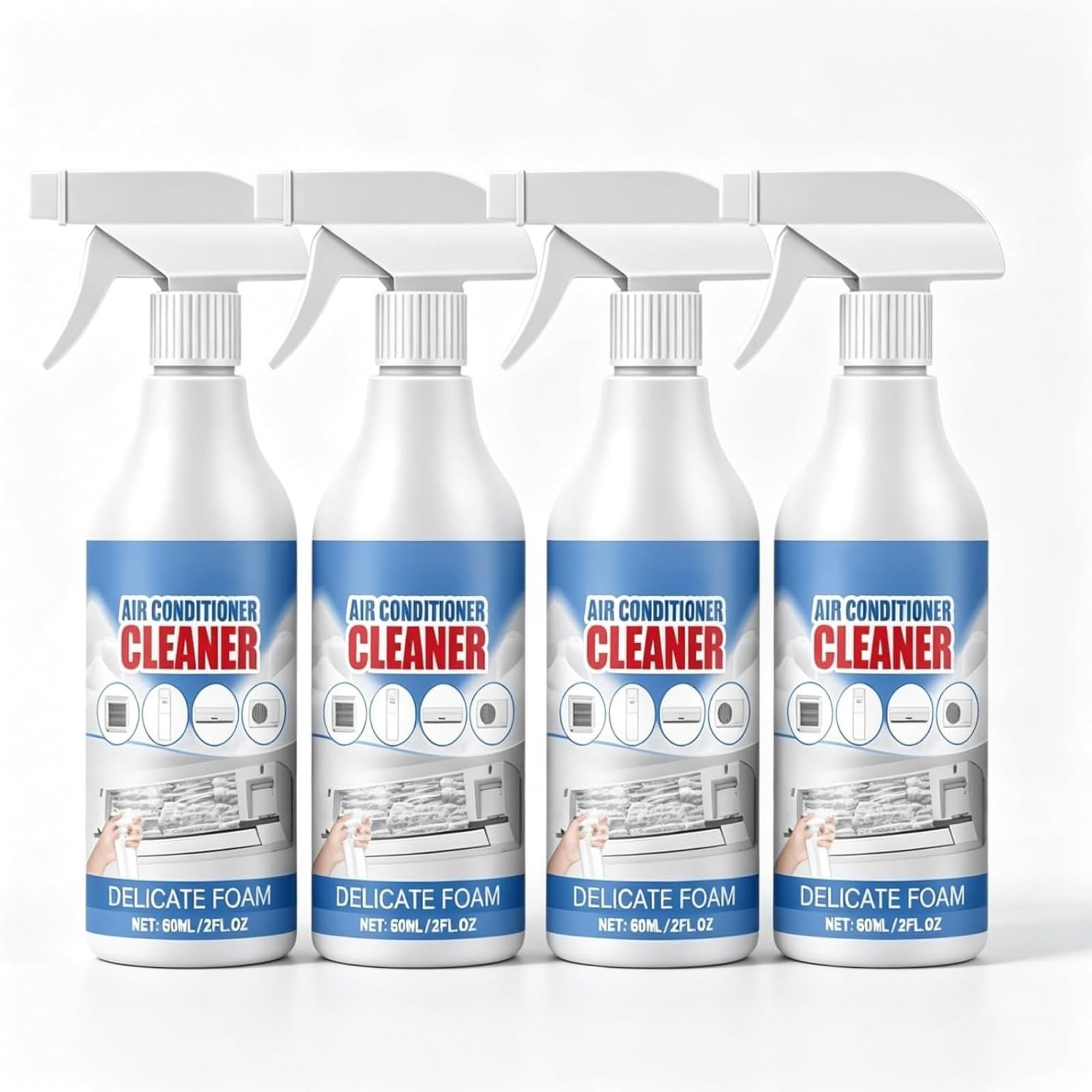 Lkyjsfs One Color Air Conditioner Foaming Cleaner Spray, 60Ml，No-Rinse Deep Clean