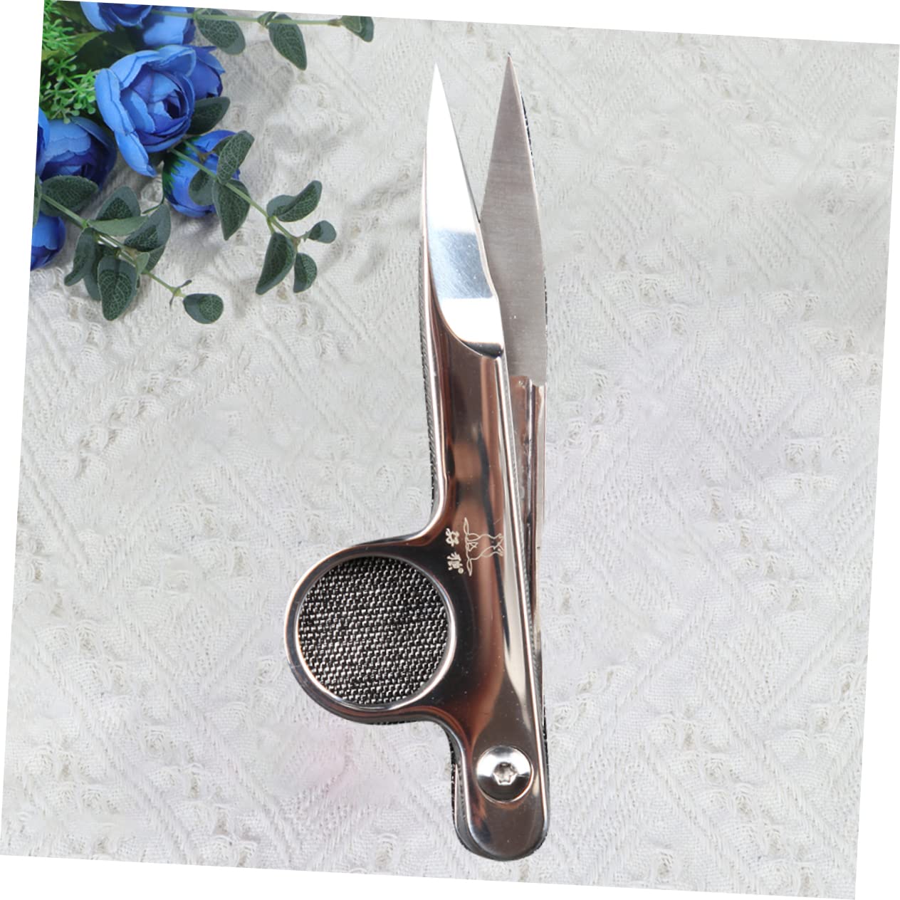 VILLCASE 3 Stck. Stickschere cutting machine häkeln Handarbeitsschere Fadenschere Stickerei Schneiderschere Fadenschneider Stoffschere Baumwollgarn Kreuzstichschere Schere nähen Silver