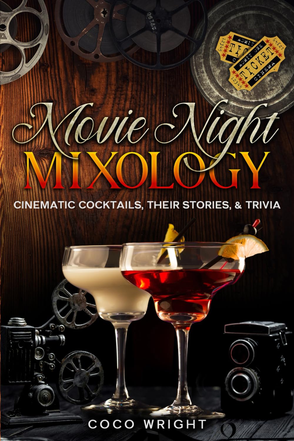 Movie Night Mixology: Cinematic Cocktails and Their Stories      Paperback – November 3, 2024
