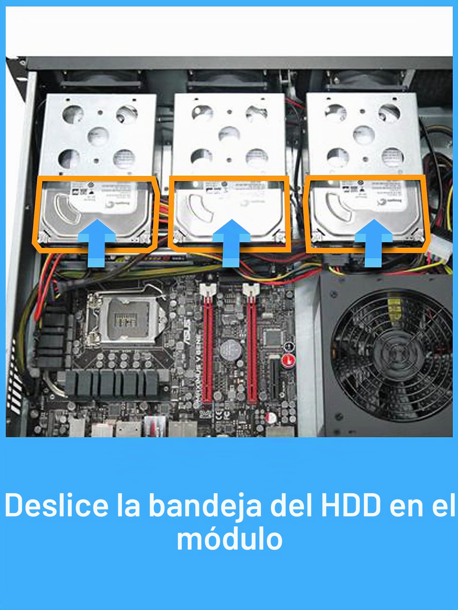 Rosewill RSV-Z2600U - Chasis de Servidor de 4 bahías, soporta 4 bahías HDD de 3.5 Pulgadas, Montaje en Rack Micro-ATX, 3 Ventiladores de 80 mm, Montaje en Rack de Metal, Longitud de 15 Pulgadas de