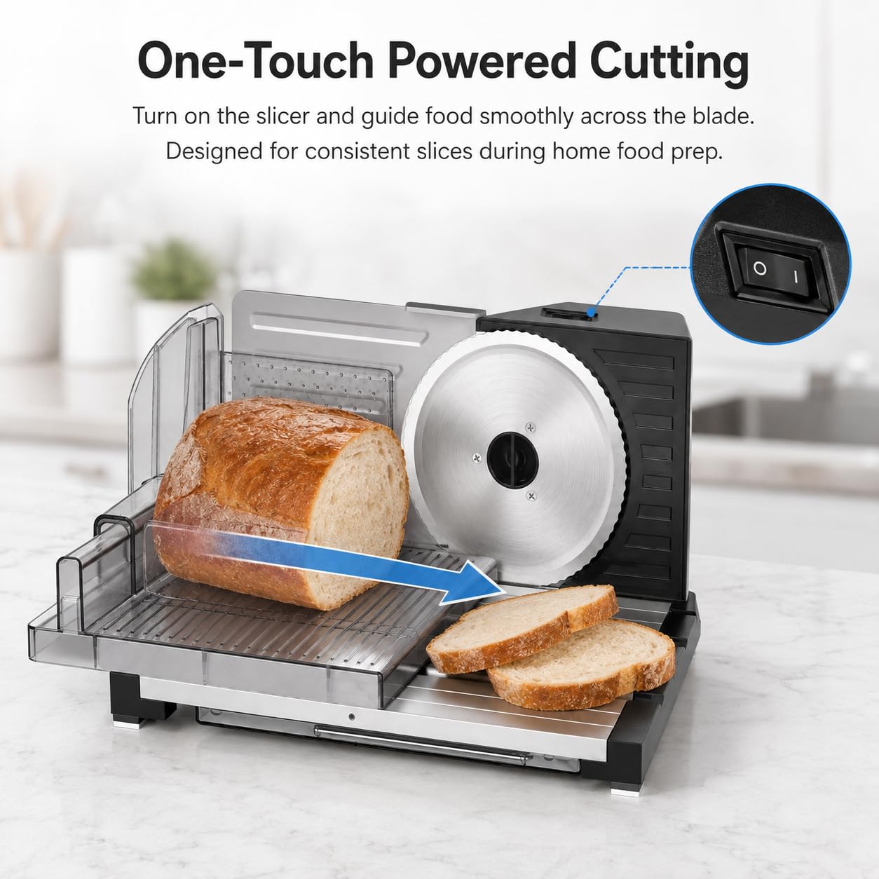 Machine à Trancher la Viande Pliable pour la Maison, Coupe à Double120W