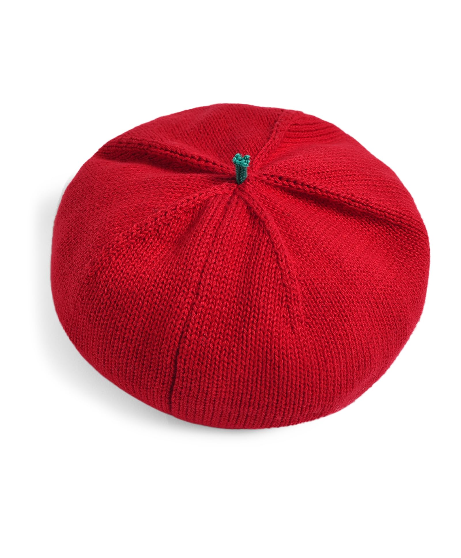 Mi Arcus Cotton Red Apple Beret Cap for Kids Boys Girls Infants