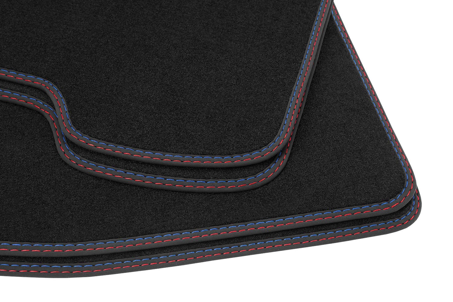 MTM Tappetini Auto Su Misura Per Mazda 6 I Wagon (2002-2008) - Set 4 Pezzi In Moquette Nera, Battitacco Elettrosaldato, Bordo Antiscivolo - Cod. One 1910 - Made In Italy - 3
