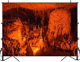 Picturesque Stalactites stalagmites cave Perama I Photography Backdrop Photographer Portrait Banner Photo Studio Photobooth Prop Photography Background Decoration Supplies 7×5ft