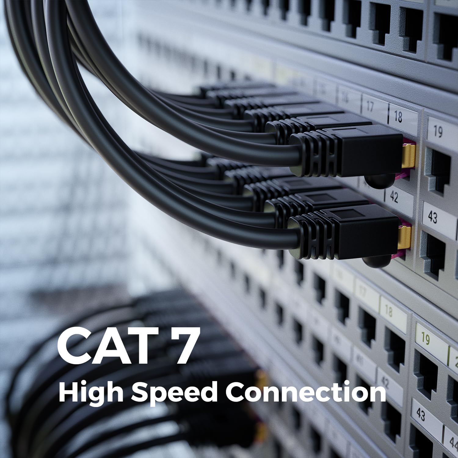 deleyCON 15m Câble Réseau CAT7 Outdoor pour Extérieur (10 Gbit/s, 600 MHz, Blindage S/FTP, Cuivre) RJ45 Fiche Ethernet LAN DSL Câble Patch - Résistant AUX Intempéries - pour PC, TV, Caméra, PoE