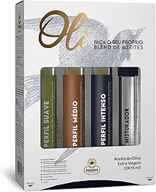 Azeite de Oliva Extra Virgem Andorinha, Conjunto de 3 Garrafas de 75 ml