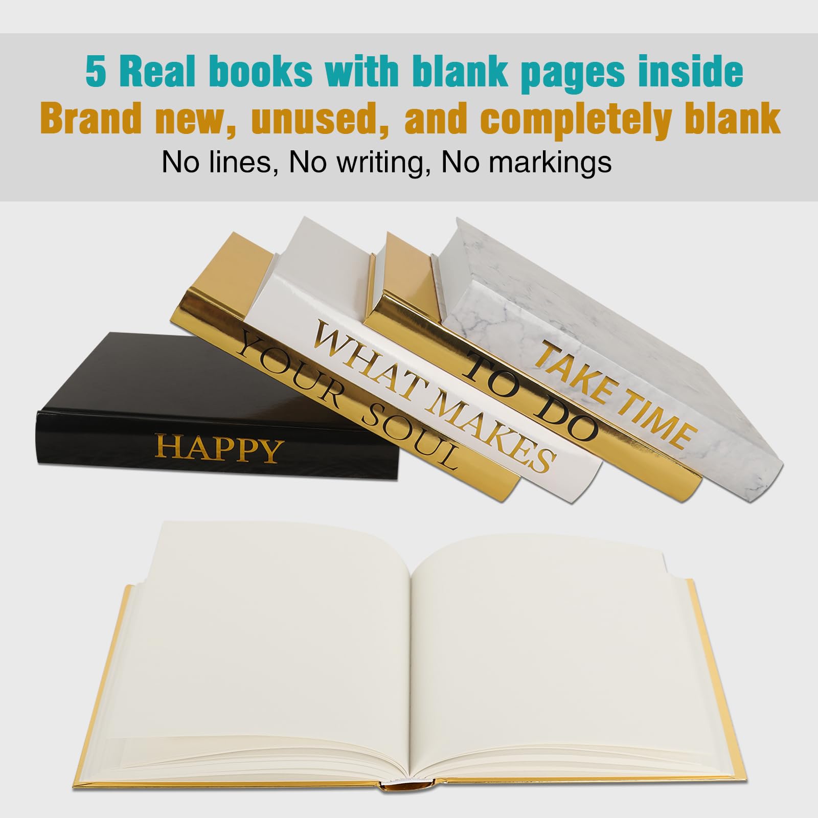 Snapklik.com : 5-Piece Quote Decorative Book Set, Fashion Designer Book ...