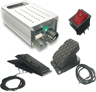 PWM Soft Start/Soft Stop Variable Speed DC Motor Speed Controller Recoverable Overcurrent Protection PWM Switch Control PWM 2.0A + VariableSpeed Pedal + Soft Start/Soft Stop Pedal