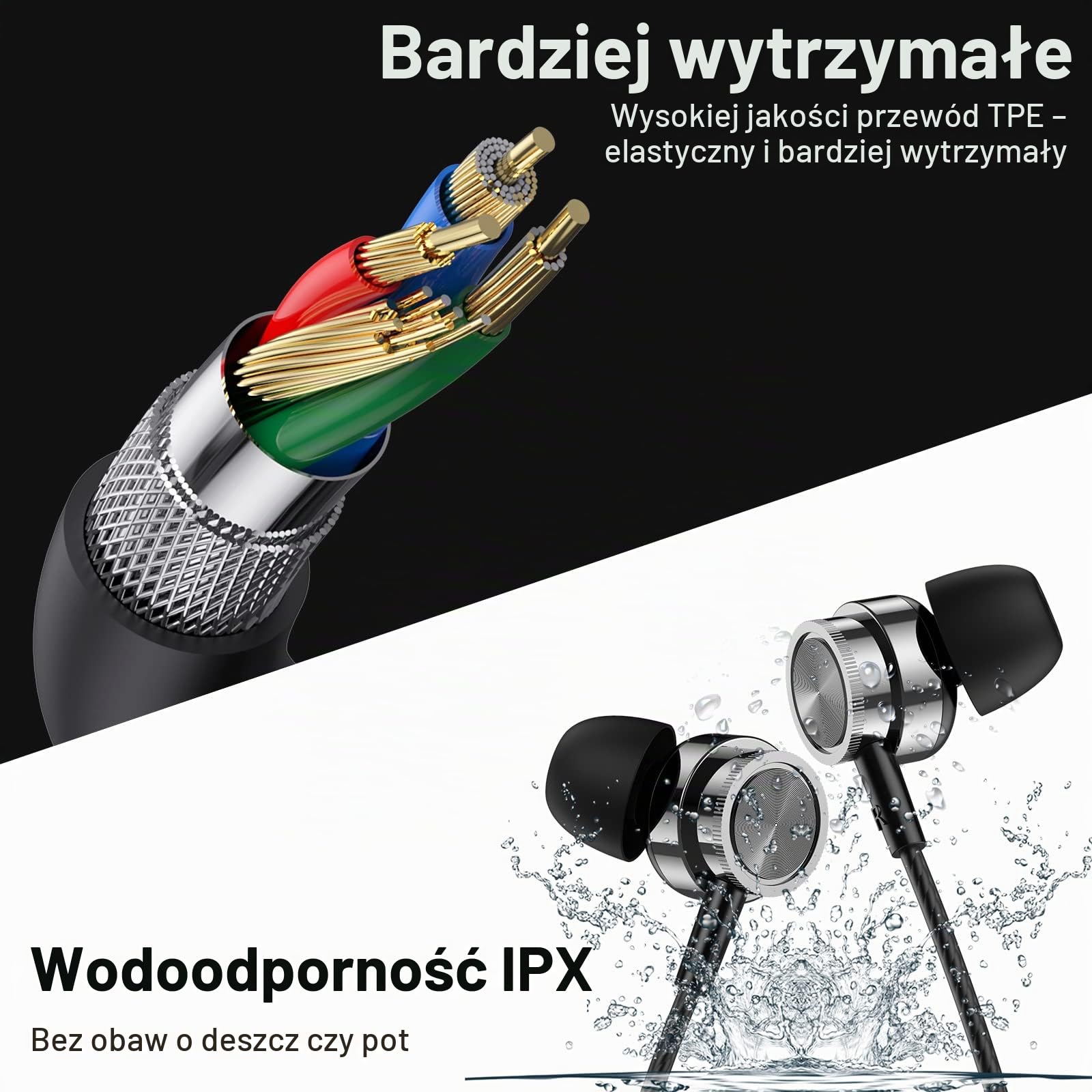 Słuchawki USB C do Samsung Galaxy S23 Ultra S22 S21 FE S20 A53, słuchawki USB C z mikrofonami typu C, słuchawki przewodowe, kompatybilne z iPadem Pro 2022/2021, Pixel 7/6/5/4 itp.