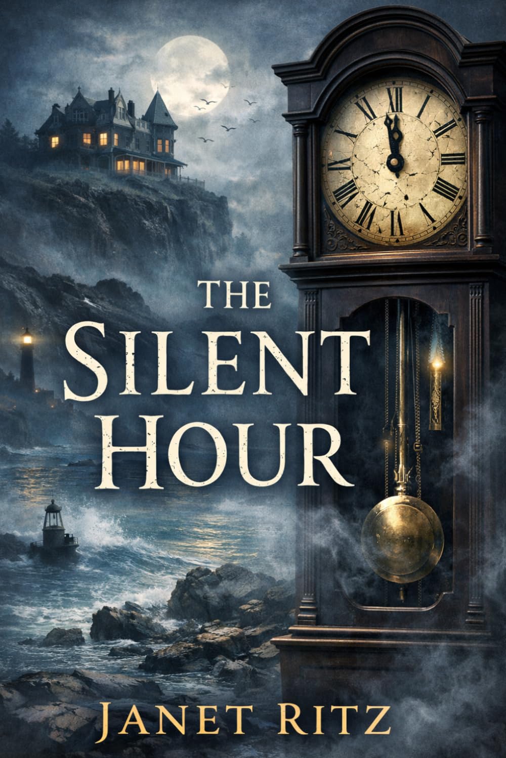 The Silent Hour: A Harbour’s Cove Mystery book 4: A Coastal Paranormal Cozy Mystery Featuring a Haunted Clock and a Small-Town Murder