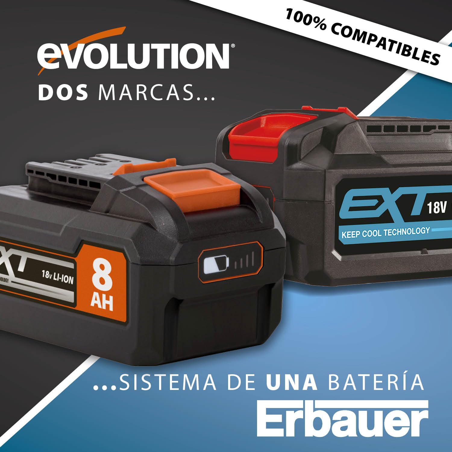 Evolution Power Tools R120MXR-Li Mezcladora de varilla inalámbrica portátil mezcla cualquier medio, iones de litio de 18 V. Batería incluida