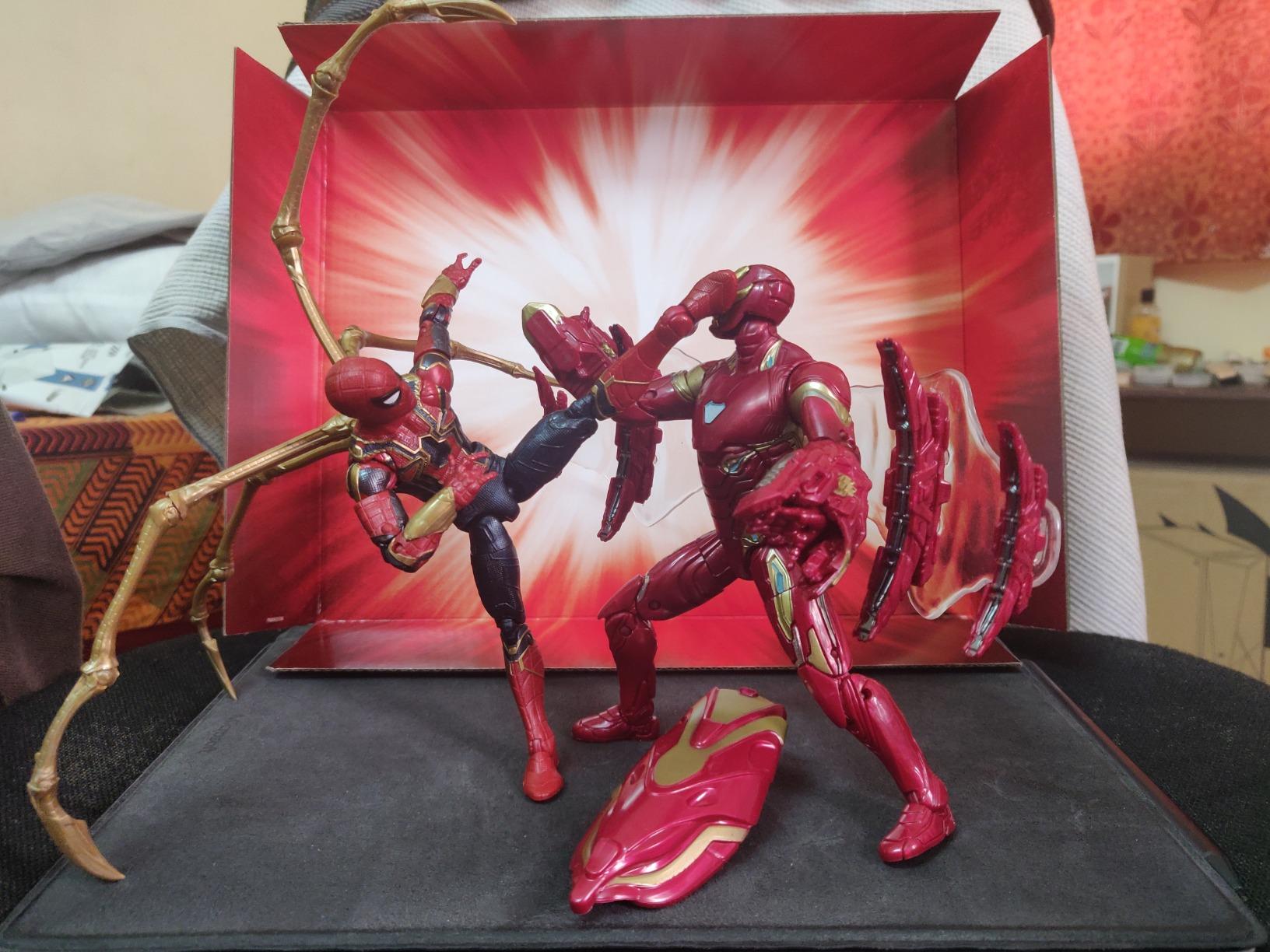 Buy Marvel Legends Series Avengers: Infinity War 6-Inch-Scale Movie-Inspired Iron Man Mark 50 and Iron Spider Collectible Action Figure 2-Pack Online at Low Prices in India