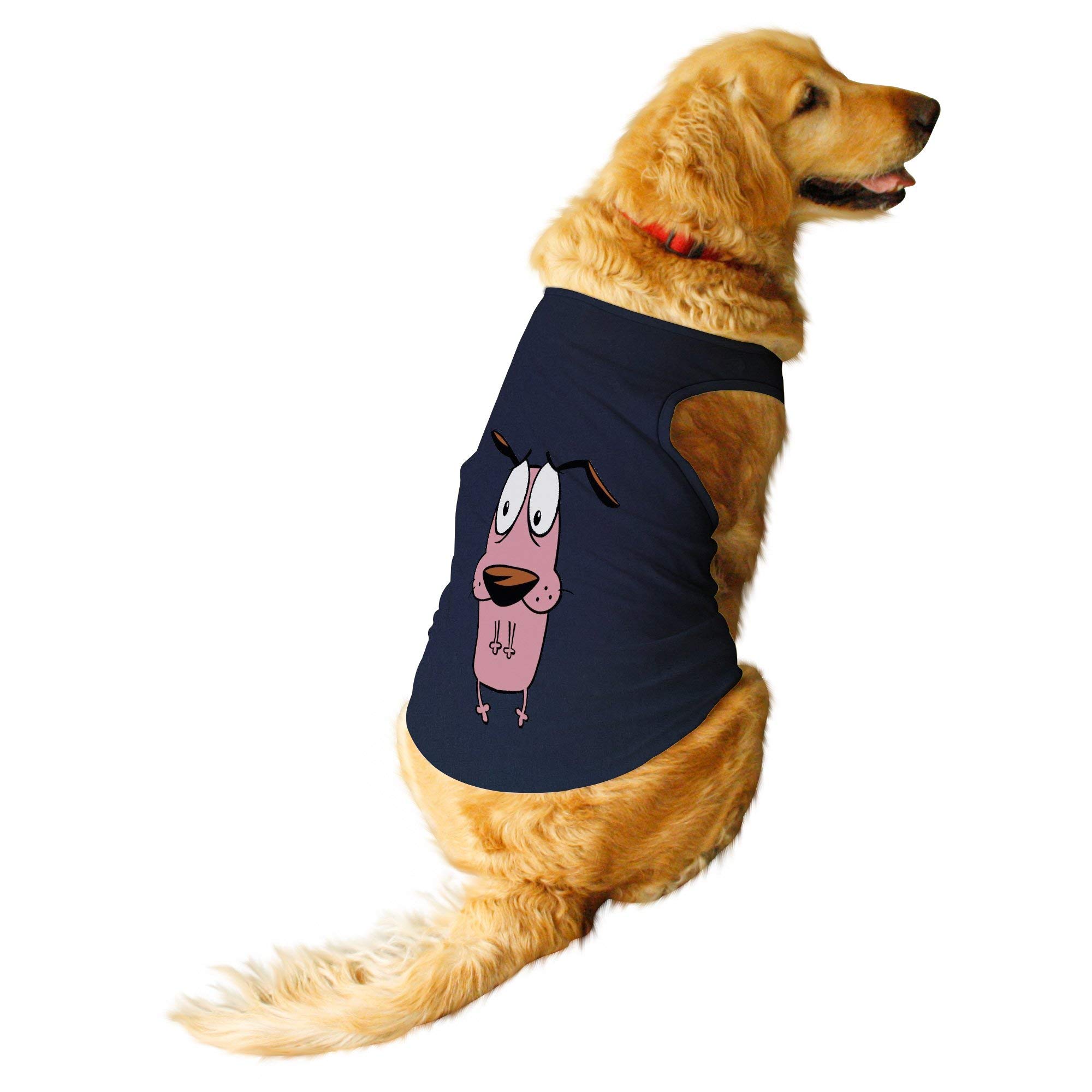 Ruse. Pet Cowardly Round Neck Sleeveless Dog Vest Tank for Full Grown Desi/Stray, Doberman etc. (Navy/Large) (B07S7QW4BT) Amazon Price History, Amazon Price Tracker