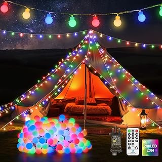 20 M 200 LED Fairy Lights Plug in Outdoor Globe String Light