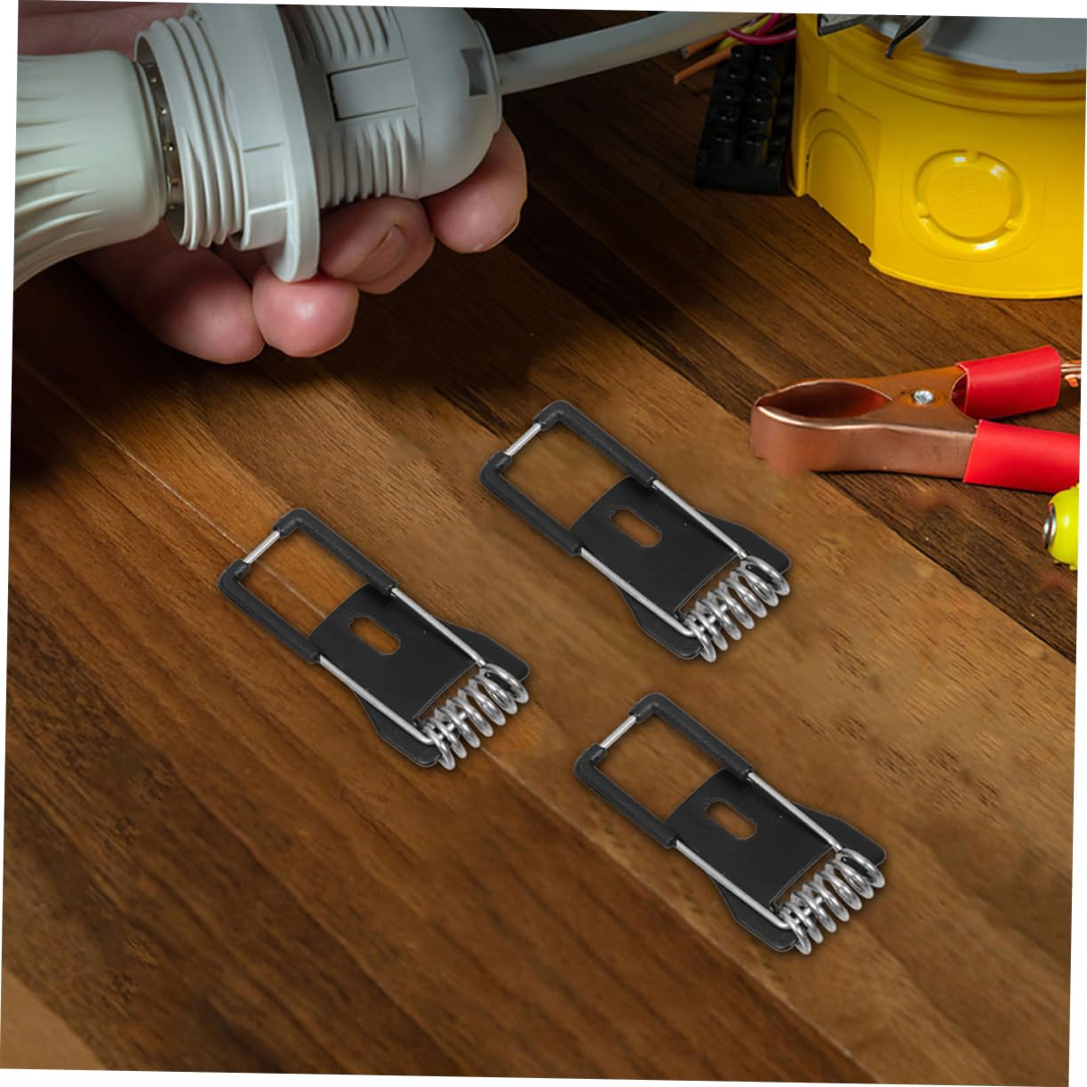 6 Clip A Molla In Metallo Per Faretti Incasso – Fissaggio Sicuro Per Downlight, Acciaio Manganese, Carico Pesante