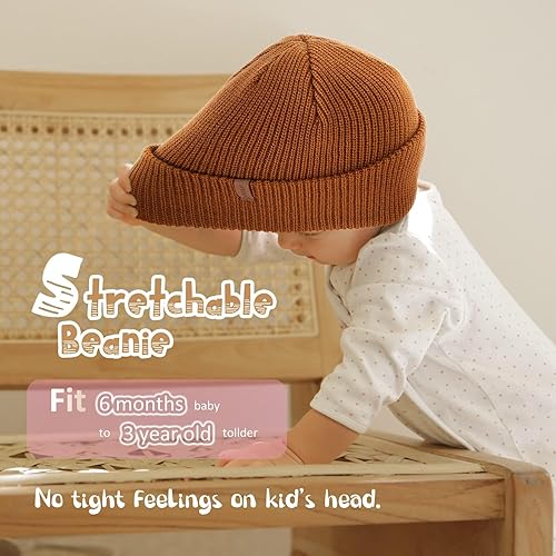 Miniatura 3 de FURTALK Gorros de invierno para niños y niñas, gorro de invierno para niños y niñas