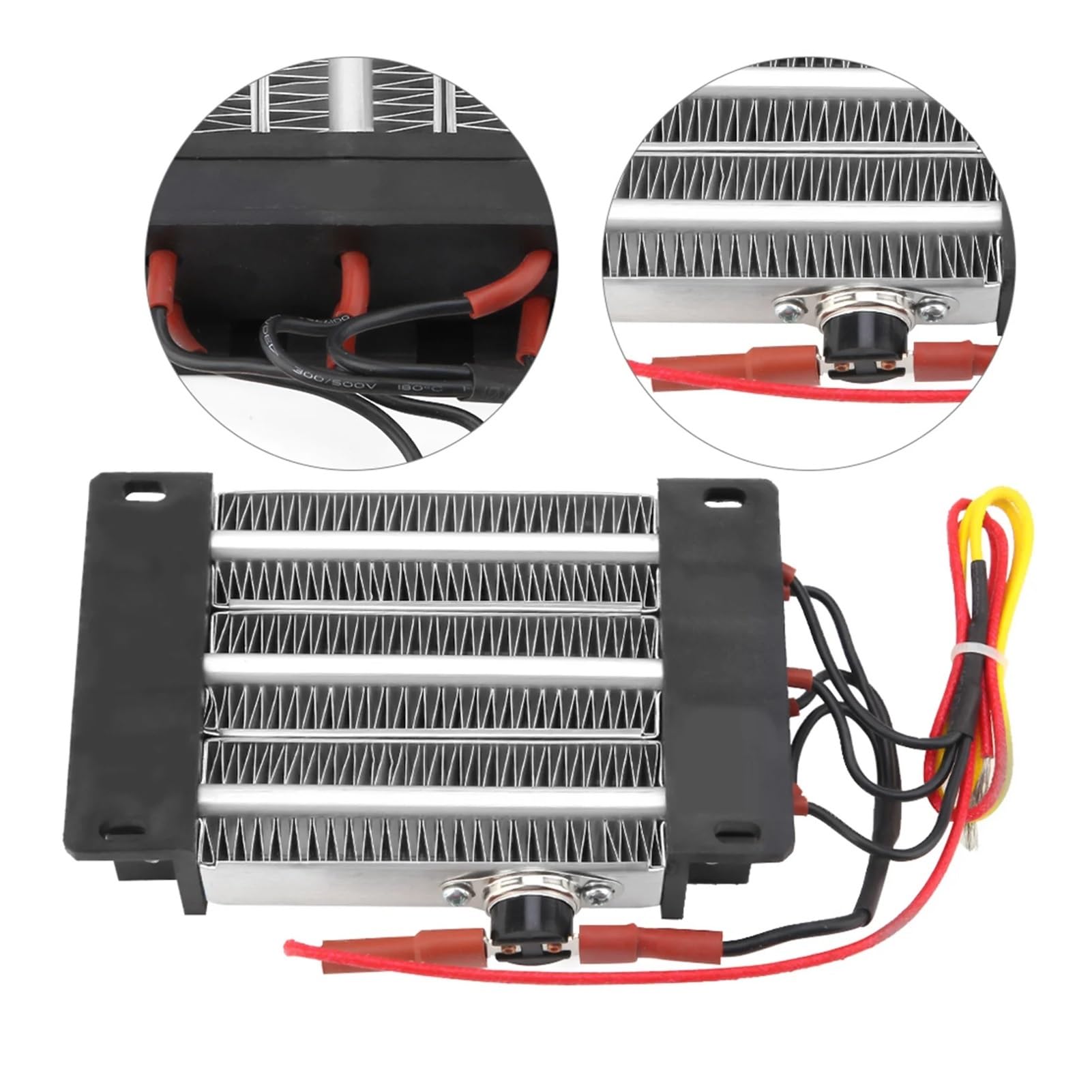 Calentador de aire cerámica 600W con aislamiento PTC Elemento calefactor del calentador,Protección contra sobrecalentamiento