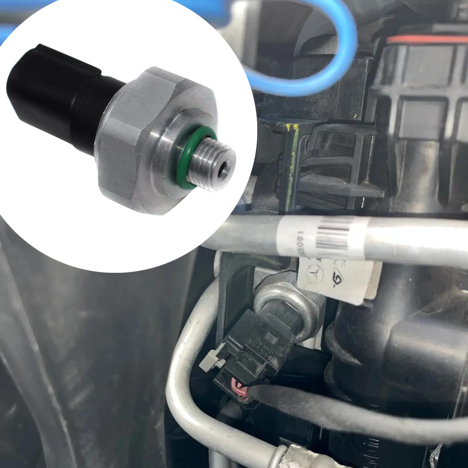 Twowinds - Sensore temperatura A0045429018 Compatibile con Mercedes Classe B, Classe C, Classe CLS, Classe E, Classe GLC, Classe S, Classe S, Classe SL - Sensore di pressione A/C - Pressostato