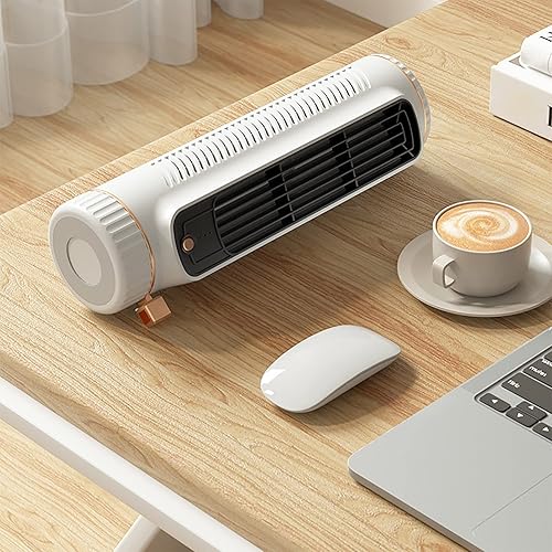 Miniatura 4 de Qiopertar Acondicionador de cabeza remoto automático portátil USB Mini acondicionador personal con 3 velocidades con sacudida automática de la