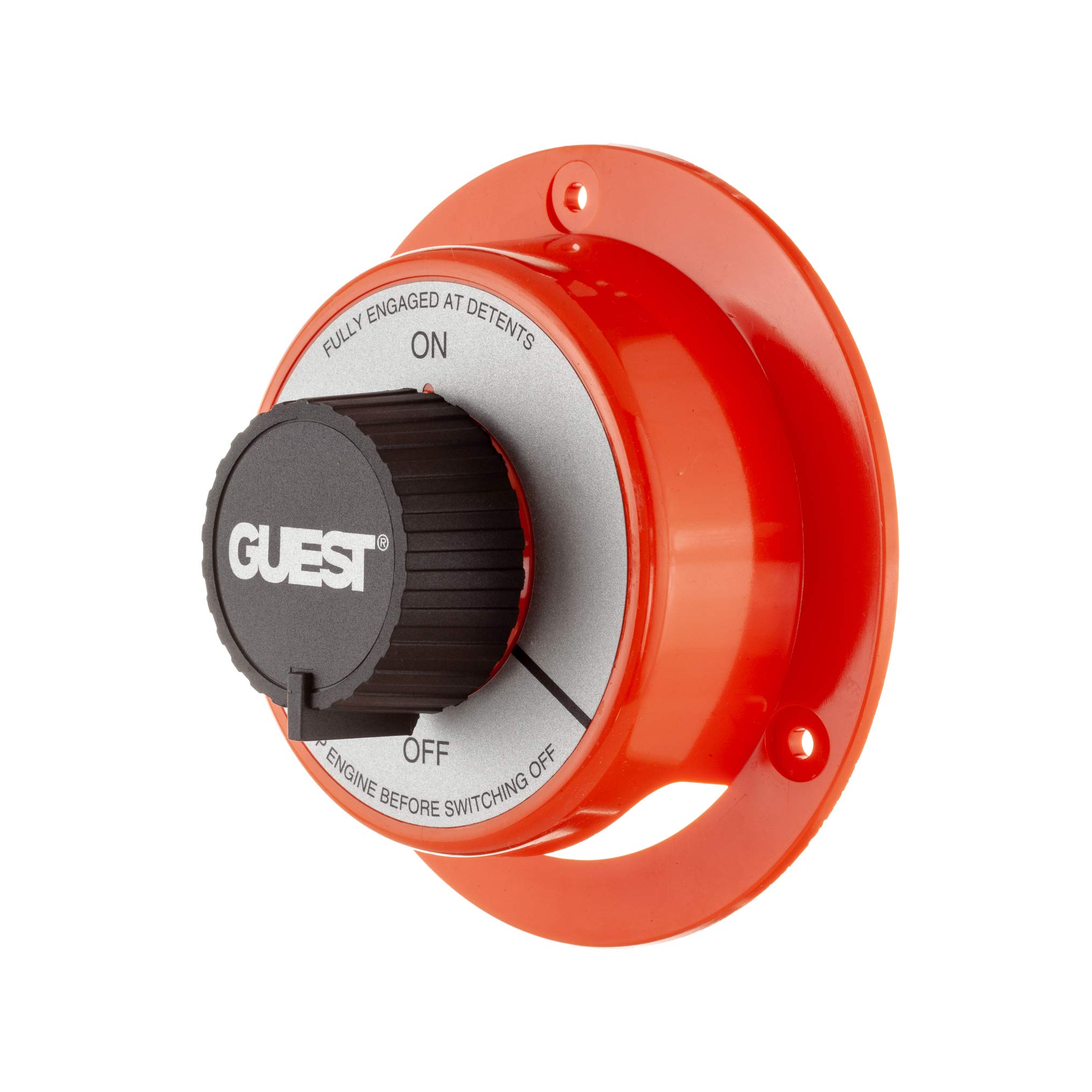 Seachoice Battery Select Switch, 2 Positions On/Off, 5-1/2 in. Dia. X 2-5/8 in. High