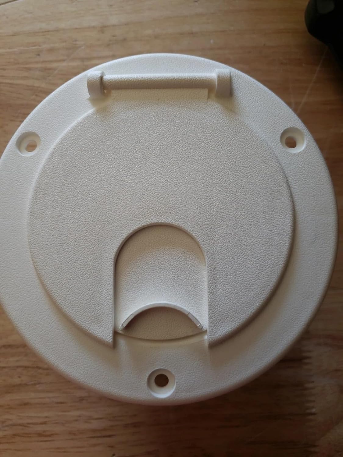 RV White Electric Round Power Cord Cable Hatch Camper Trailer Motorhome