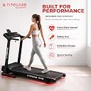 FITGUARD Treadmill by STAYFIT 4 HP Peak Motorised Treadmill for Home Use [ Max User Wt. 110kg | LCD Display | | 4 Level Manul Incline ] Heart Rate Sensor | Cardio Exercise gallery image