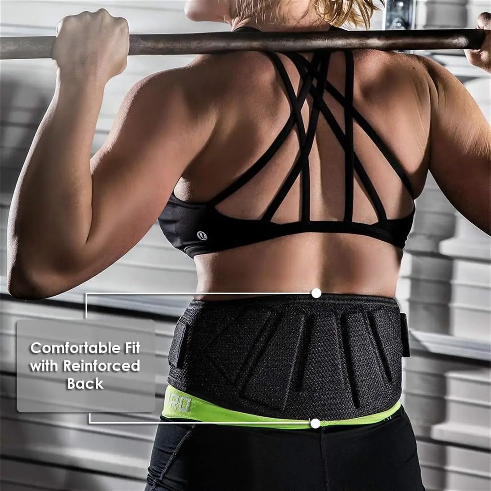 Gewichthebergürtel Fitness-Gewichthebergürtel for Mann und Frau, Langhantel, Kurzhanteltraining, Rückenstütze, Fitnessstudio, Kniebeugen, Dip, Powerlifting, Taillenstütze
