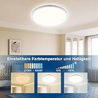 ONDTA LED Mennyezeti Lámpa Dimmelhető 45W 6700lm Kerek 57cm Fehér 3