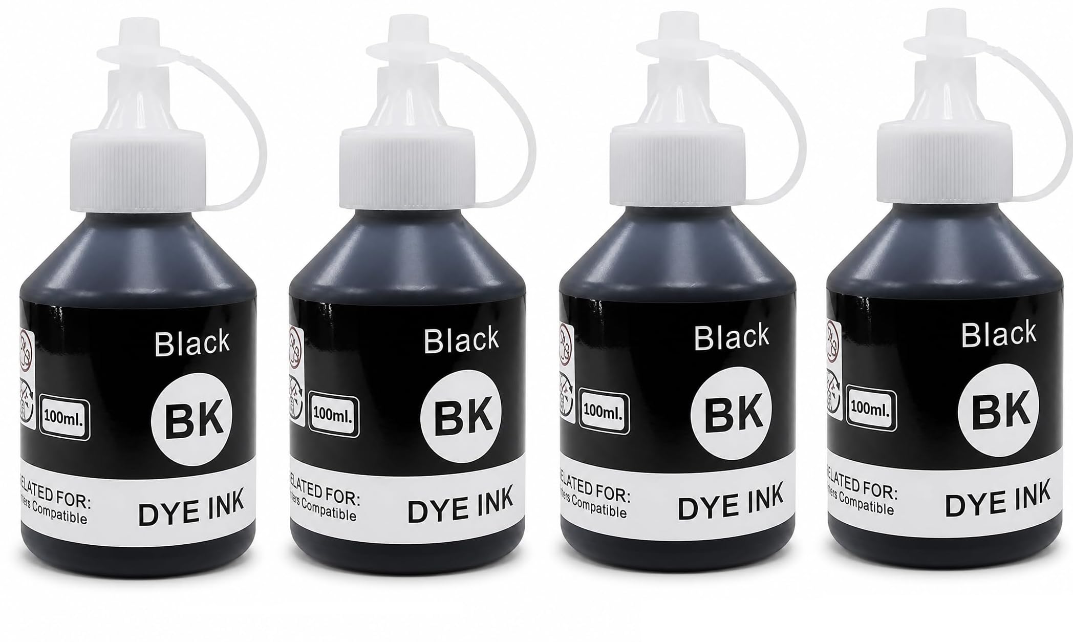 Hynear BT-D60BK BT6000BK Refill dye Ink Suitable for Brother DCP-T220, DCP-T420W, DCP-T520W, DCP-T820DW,MFC-T920DW,MFC-T4500DW Printers (100ML X 4 Bottle/Black)-image-27