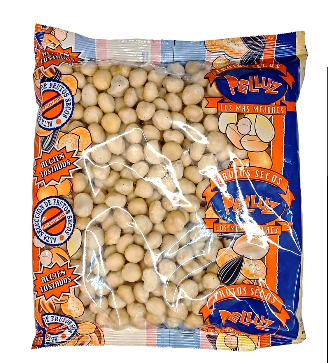 Macadamia Natural 1 Kg - Nuez de Macadamia Cruda - Pelluz - Frutos Secos para Cocinar - Comestibles