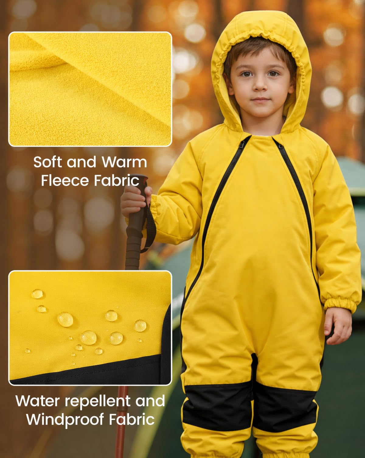 WYTbaby Mameluco Softshell para bebé