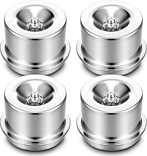 4 Pcs 1.98'' Trailer Hub Caps Axle Dust Grease Caps Grease Fitting Caps for Most Standard 2000 to 3500 Pound Axle