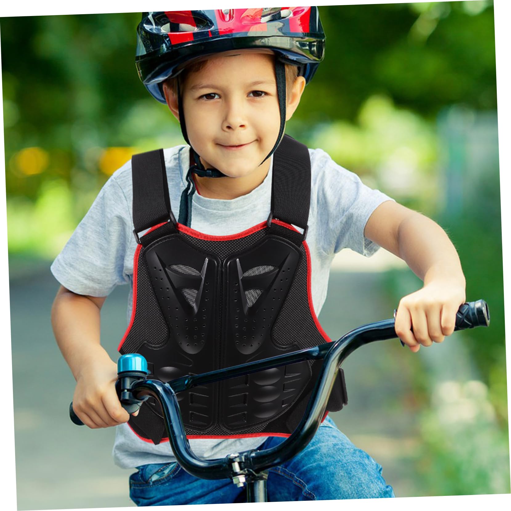 Stilljacke Jungenjacke Kinder-Tanktops Kinder-Körperschutz Fahrrad-Brustschutz Motorrad-Rückenschutz Motorrad-Schutzausrüstung Körperpflege Kinder-Rüstungsjacke