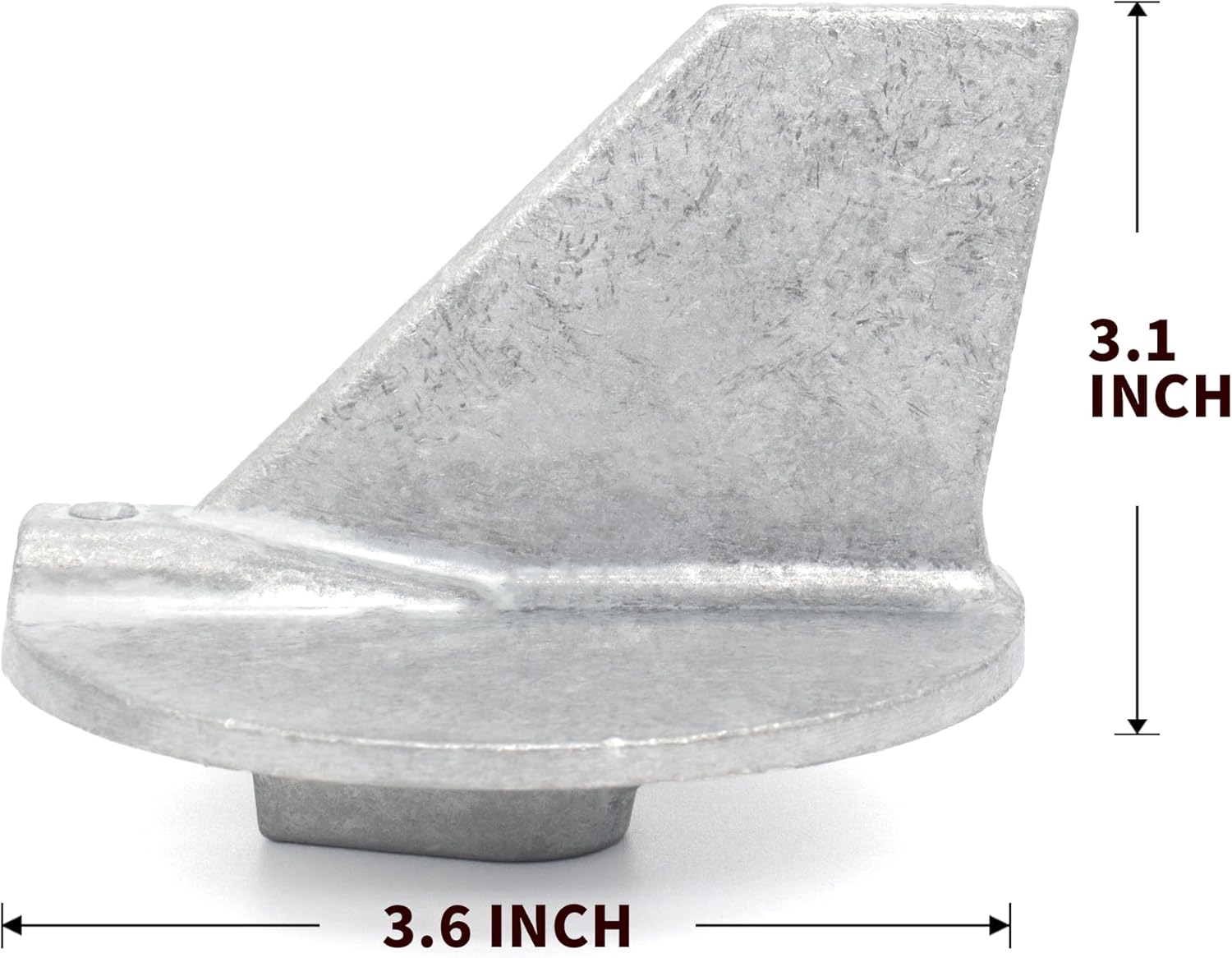 6E5-45371-01 Boat Motor Trim Tab Anode with Bolt for Yamaha 115 130 HP Outboard Models replaces 6E5-45371-10 Sierra 18-6097 Marine Engine