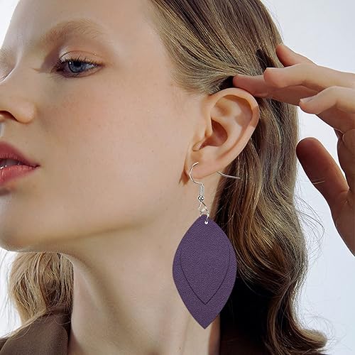 Miniatura 31 de Picheng Sábanas lisas de piel sintética de color sólido de 13.8 x 53 pulgadas, rollo de piel sintética suave muy adecuado para hacer manualidades