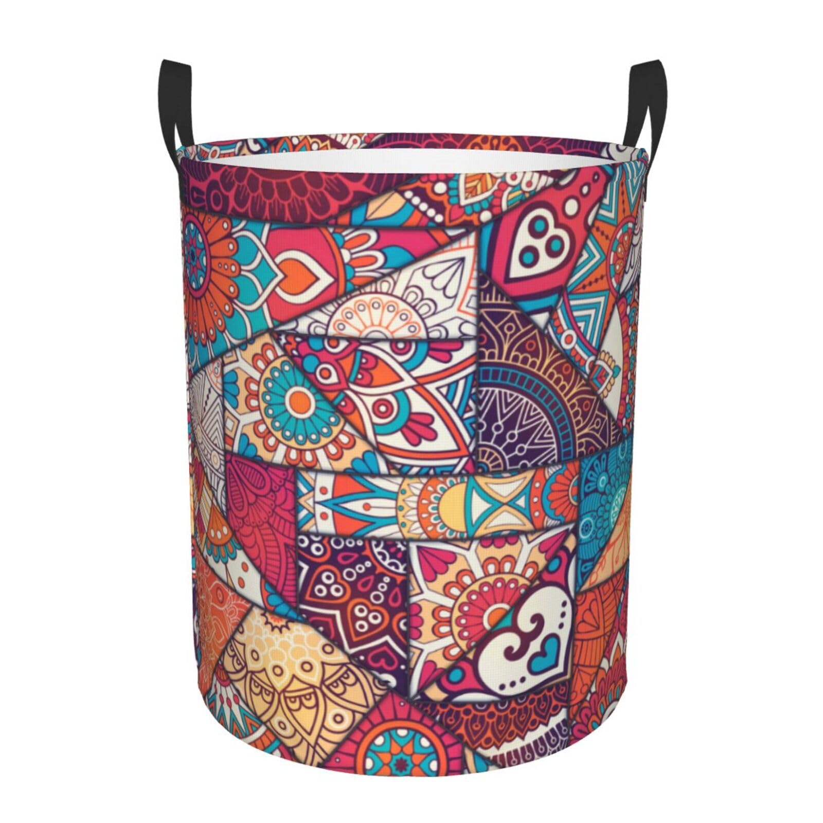 Laundry Hamper Art Laundry Basket Waterproof Personality Fashion Hampers for Laundry Large Collapsible Laundry Basket Storage Basket for Dorm and Home