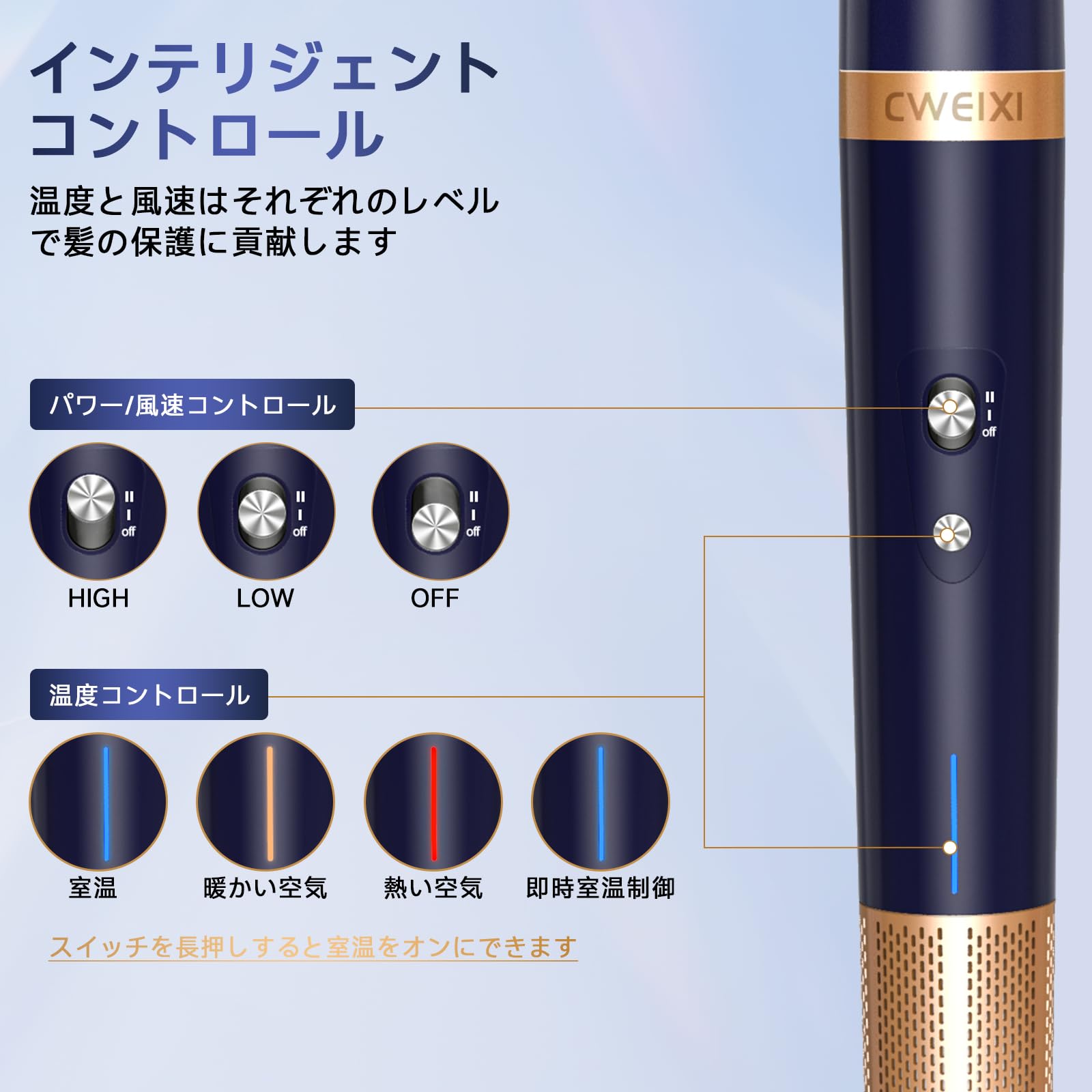 Amazon.co.jp: 【6IN1 大風量 110000 RPM 新色】マルチスタイラー コテ 