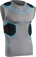 Vista 1 de Champro Bull Rush Football Padded Compression Shirt
