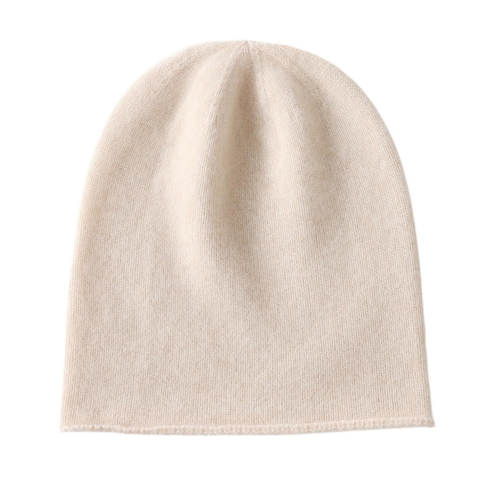 Berretto Lavorato a Maglia in Cashmere 100% 1 Pezzo | Berretto in cashmere for abbigliamento casual invernale all'aperto