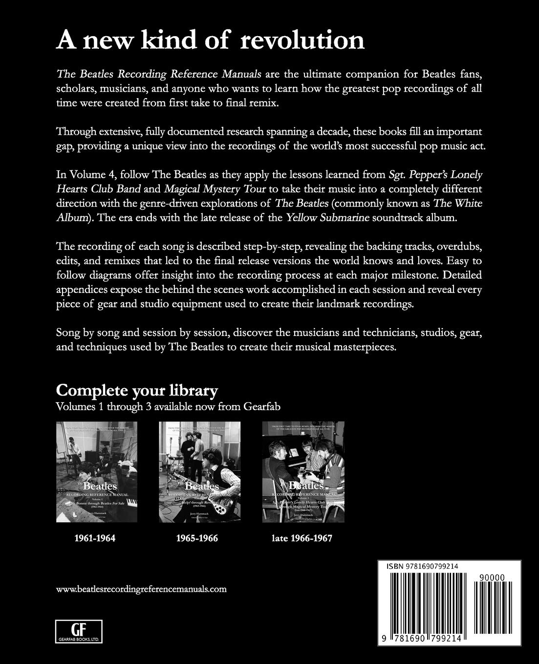 The Beatles Recording Reference Manual: Volume 4: The Beatles through Yellow Submarine (1968 - early 1969) (Beatles Recording Reference Manuals) - Image 2