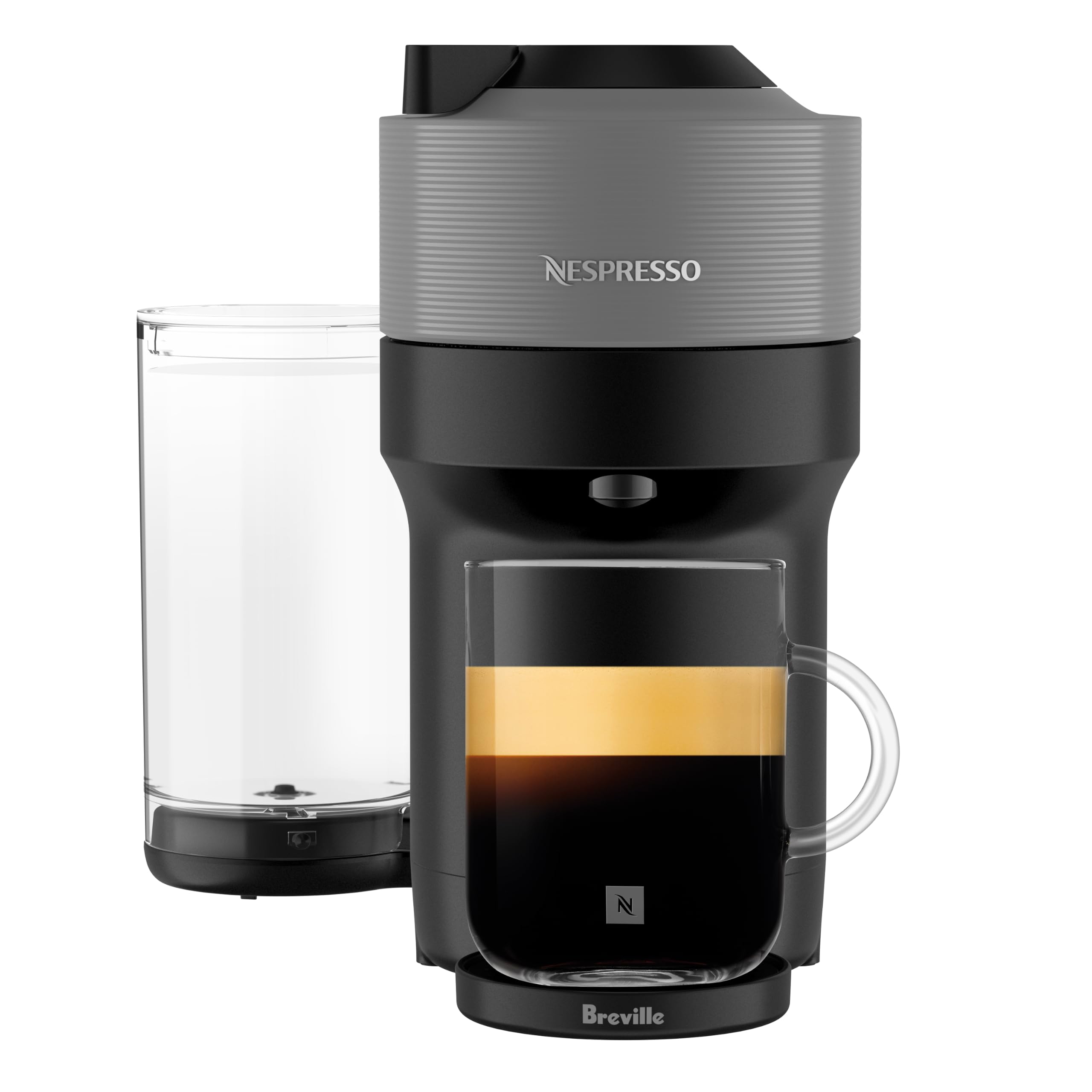Nespresso Original Vertuo Pop+ Coffee &amp; Espresso Maker by Breville, Grey