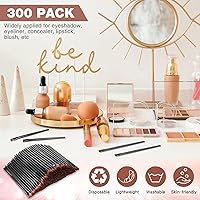 Vista 7 de 300 brochas desechables para cejas multifunción, brochas cosméticas para cejas, portátiles, en ángulo, tinte profesional para cejas, suministros