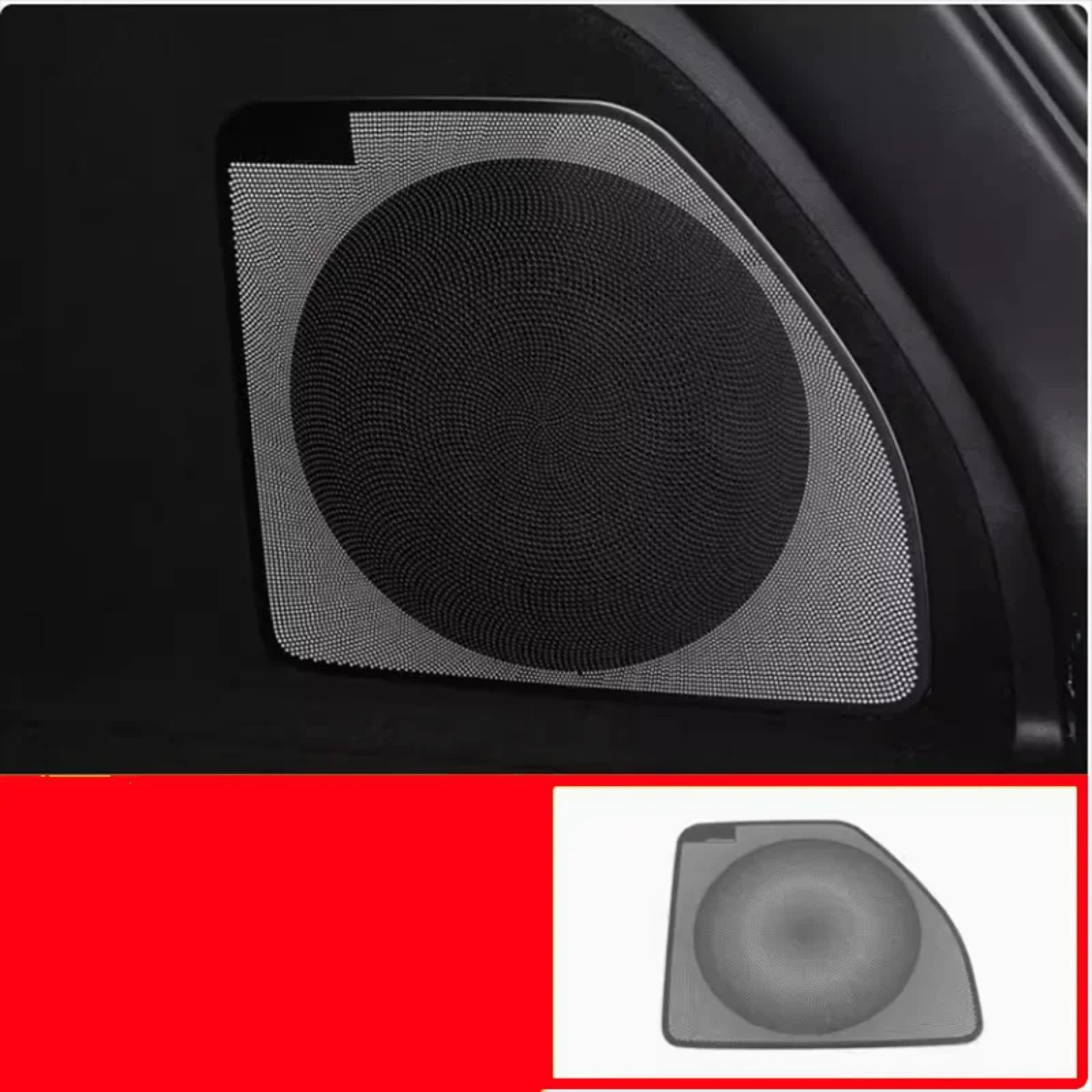 Osłona Głośnika Audio na Samochodowe dla BYD Song L 2023-2024, Akcesoria wewnętrzne Bagażnik samochodowy Stereo Głośnik drzwiowy Osłona głośnika audio